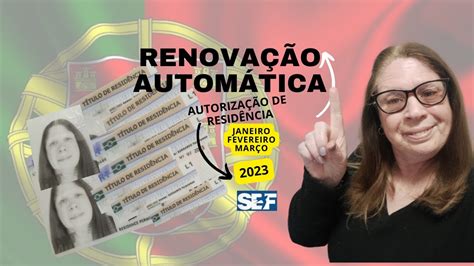 sef renovação automática